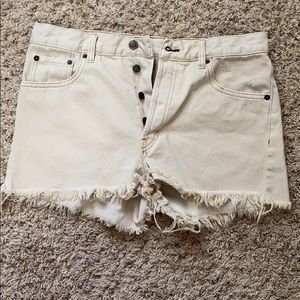 Cheap Monday distressed shorts